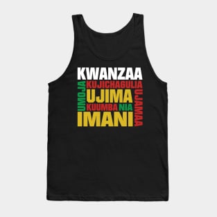 Kwanzaa 7 Principles Tank Top